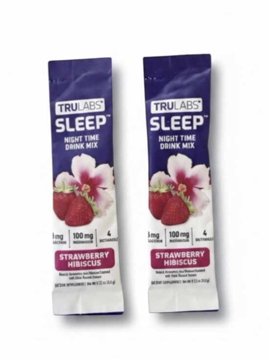 Handmade Other - 2X Lot of TruLabs Hibiscus Nightime Drink Mix Sleep Powder Drink Packets